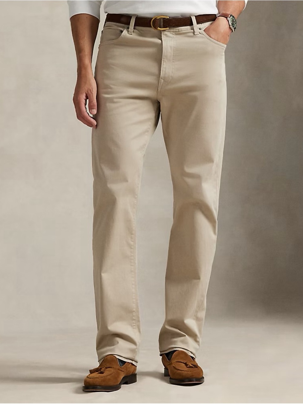 POLO RALPH LAUREN Varick Slim Straight Stretch Sateen Pant